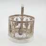 Купить Подстаканник, выполненный в технике ажурной скани, мНЦ (медь-никель-цинк), Казаковский завод художественных изделий (КХИ), Россия, 1960-1980 гг.