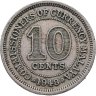 Купить Малайя 10 центов (cents) 1948 Георг VI