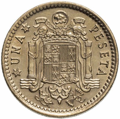 Купить Испания 1 песета (peseta) 1966