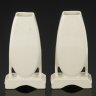 Купить Парные вазы в стиле Art Deco, украшенные изображением птиц, Wasmuel Ceramics, фаянс, деколь, золочение, Бельгия, 1920-1940 гг.