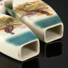 Купить Парные вазы в стиле Art Deco, украшенные изображением птиц, Wasmuel Ceramics, фаянс, деколь, золочение, Бельгия, 1920-1940 гг.
