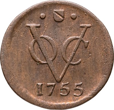 купить Голландская Ост-Индия 1/2 дуита 1755