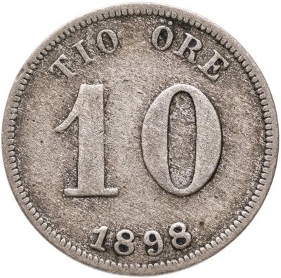 купить Швеция 10 эре (ore) 1898