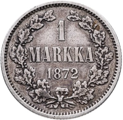 купить 1 марка 1872 S Российская Финляндия