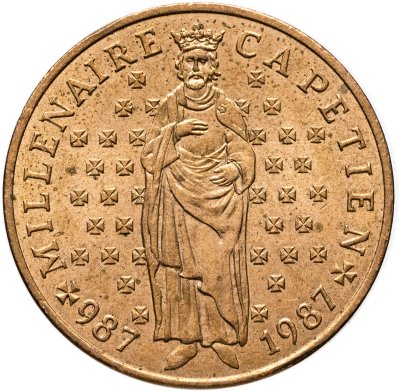 купить Франция 10 франков (francs) 1987 "Тысячелетие династии Капетингов"