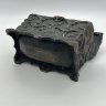 Купить Шкатулка (сундучок), декорированный растительными мотивами, чугун, литье, крашение, Кусинский чугунолитейный завод (Куса), СССР, 1980-1989 гг.