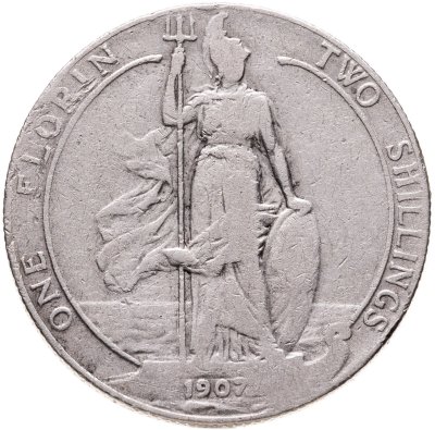 купить Великобритания 2 шиллинга (флорин, shillings) 1907