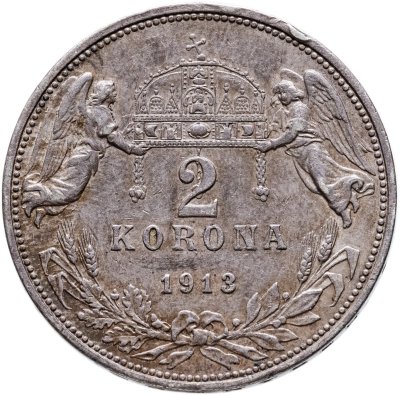 купить Венгрия 2 кроны (corona) 1913