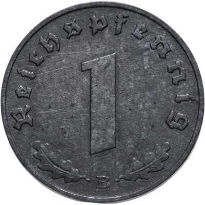 купить Германия (Третий рейх) 1 рейхспфенниг (reichspfennig) 1942 B