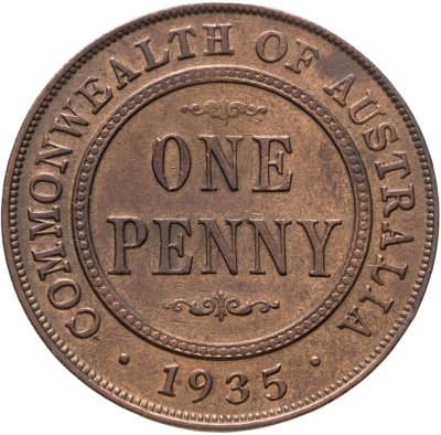 купить Австралия 1 пенни (penny) 1935
