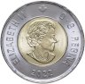 Купить Канада 2 доллара 2022 "50 лет Суперсерии СССР — Канада" цветное покрытие