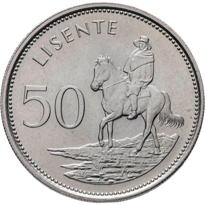 купить Лесото 50 лисенте (lisente) 1983