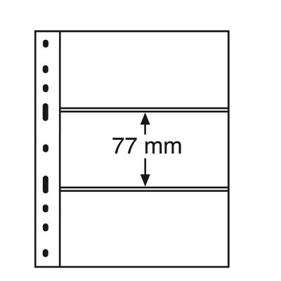 купить Лист Leuchtturm (Германия) формата Optima (200х250 мм) 3C под 3 боны, 317839