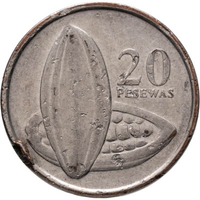 купить Гана 20 песев (pesewas) 2007