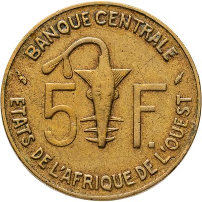 купить Западная Африка (BCEAO) 5 франков (francs) 1976