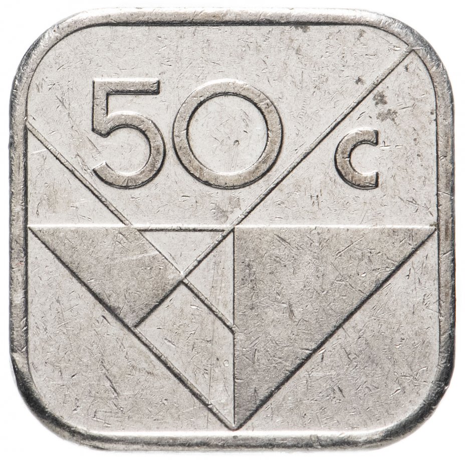 купить Аруба 50 центов (cents) 1986-2019, случайная дата