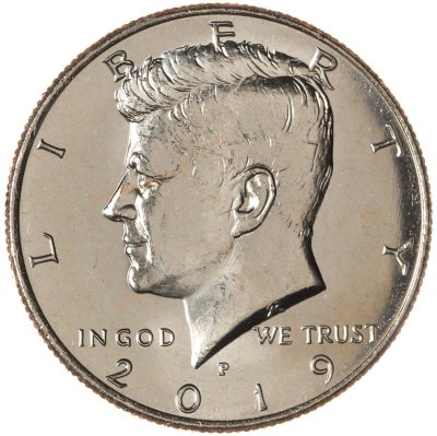 купить США 1/2 доллара 2019 "Kennedy Half Dollar" знак монетного двора: "P" - Филадельфия
