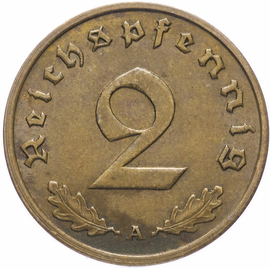 купить Германия (Третий Рейх) 2 рейх пфеннига 1937 A