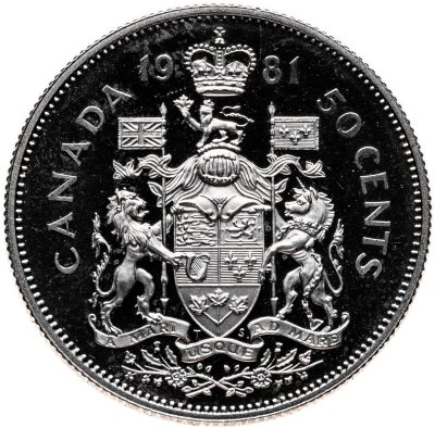 купить Канада 50 центов 1981