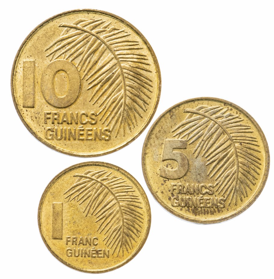 купить Гвинея набор из 3-х монет 1985