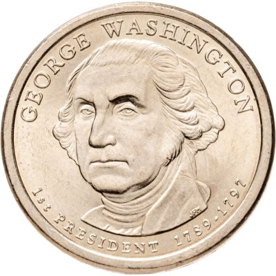 купить США 1 доллар (dollar) 2007 "Джордж Вашингтон (1-й президент США)"