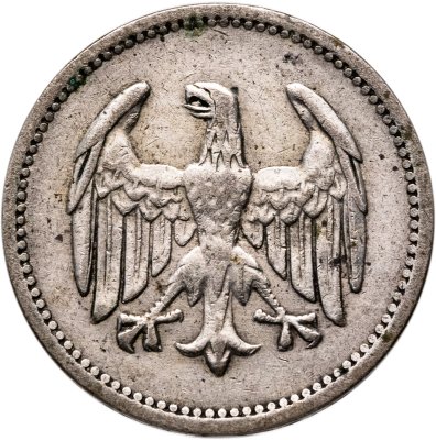 купить Германия 1 марка 1924, знак монетного двора "A" — Берлин