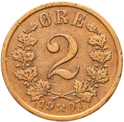 купить Норвегия 2 эре 1907