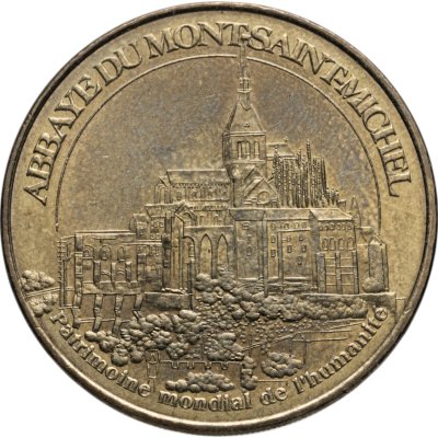 купить Франция туристический жетон "Гора святого Михаила / Мон-Сен-Мишель" 2007
