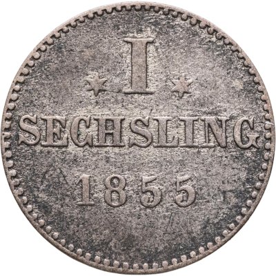 купить Гамбург 1 сехслинг 1855