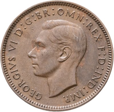 купить Великобритания 1 фартинг (farthing) 1946
