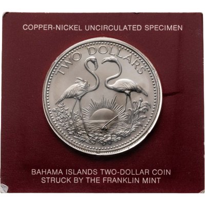 купить Багамы 2 доллара (dollars) 1974 в блистере
