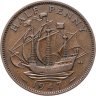 Купить Великобритания 1/2 пенни (penny) 1947