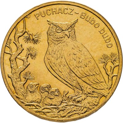 купить Польша 2 злотых (zlote) 2005 "Всемирная природа - Филин"