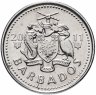 Купить Барбадос 25 центов (cents) 2007-2011
