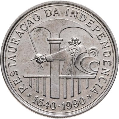 купить Португалия 100 эскудо (escudos) 1990 350 лет со дня восстановления португальской независимости