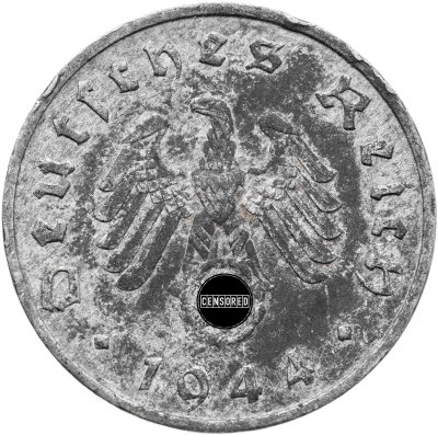 купить Германия, Третий рейх 10 рейхс пфеннигов (reichspfennig) 1944 двор F