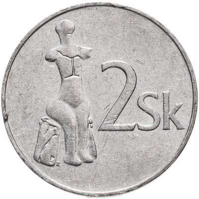 купить Словакия 2 кроны (koruny) 1993-2007, случайная дата