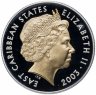 Купить Восточные Карибы 10 долларов 2003 Монеты до введения десятичной системы