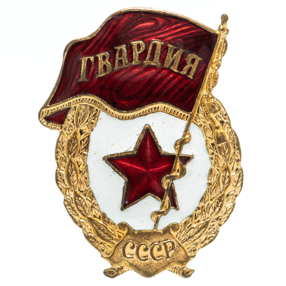 Как выглядит значок гвардия