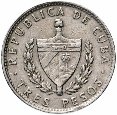 купить Куба 3 песо 1990 Эрнесто Че Гевара