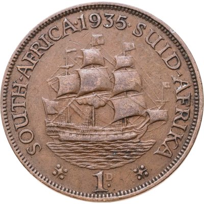купить ЮАР 1 пенни (penny) 1935