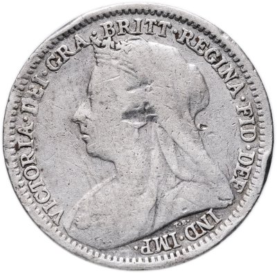 купить Великобритания 3 пенса (pence) 1901