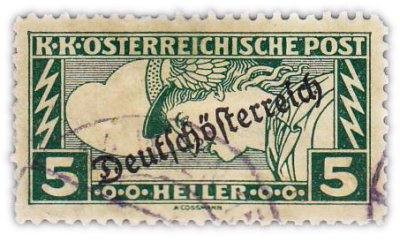 купить Австрия марка 5 геллеров