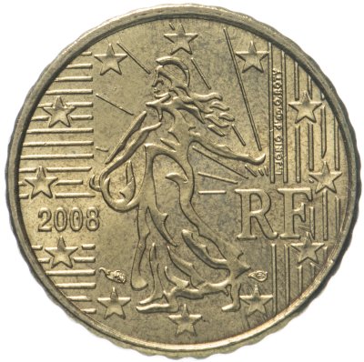 купить Франция 10 центов (cents) 2008