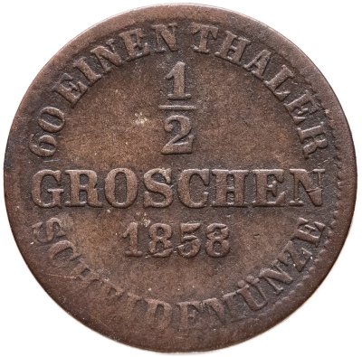 купить Ганновер 1/2 гроша 1858