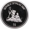 Купить Палау 5 долларов 2007 "Рыба-хирург" с сертификатом