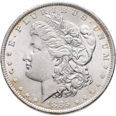 купить США 1 доллар (dollar) 1885 O Доллар Моргана знак монетного двора: "O" - Новый Орлеан