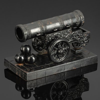 купить Скульптура "Царь-Пушка", автор модели Крейтан В.П., чугун, литье, крашение, Каслинский чугунолитейный завод (Касли), СССР, 1970-1980 гг.