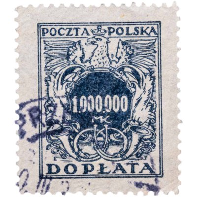 купить Польша марка 1000000 МК 1923