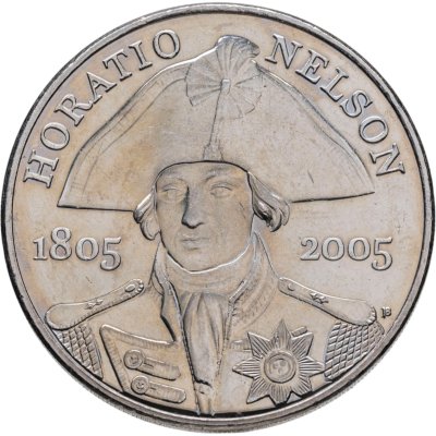 купить Великобритания 5 фунтов (pounds) 2005 "200 лет со дня смерти Горацио Нельсона"